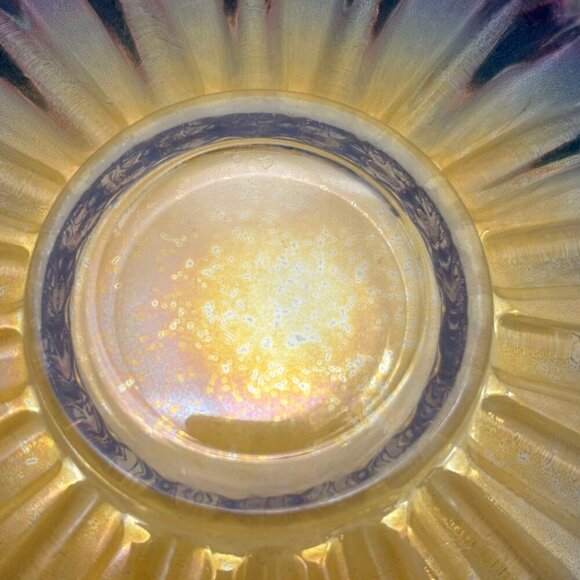 Vintage Federal Glass Celestial Gem-Tone Bowl with original box - Picture 6 of 9